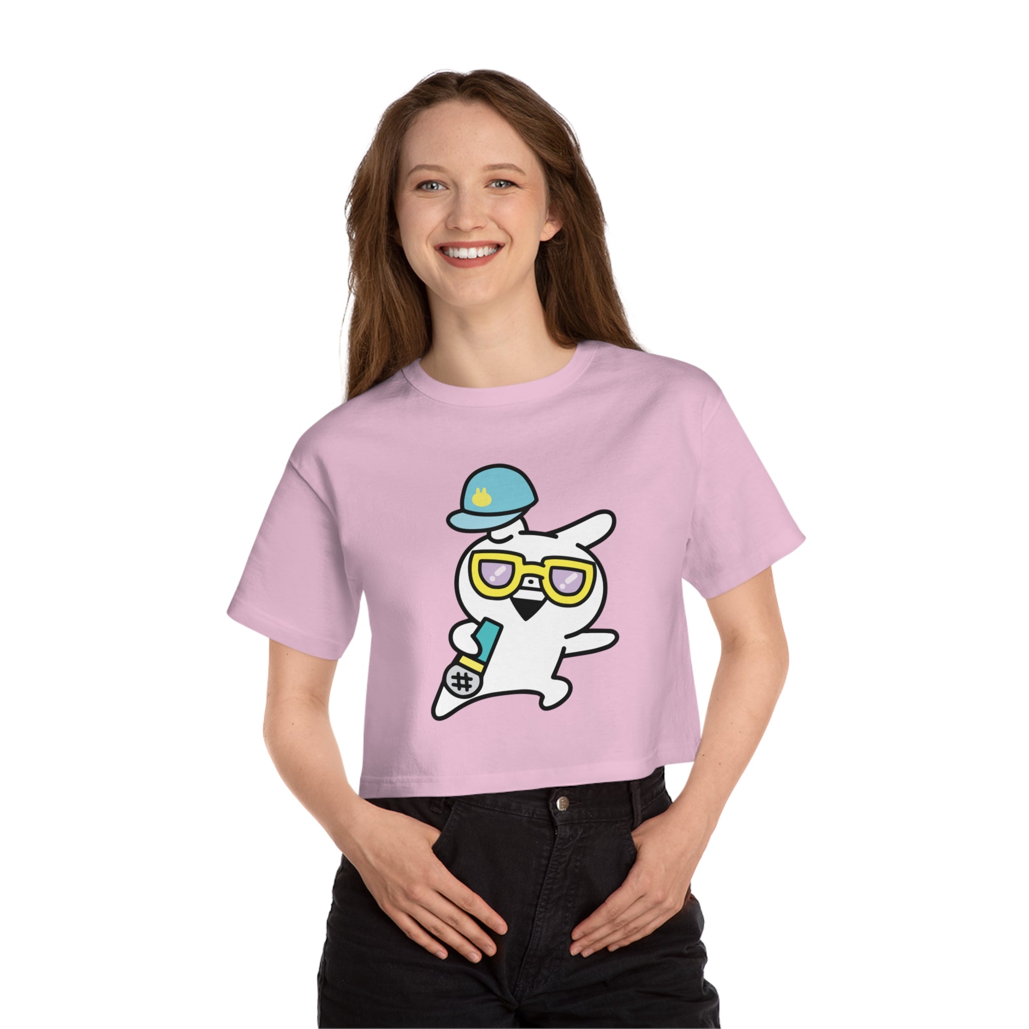Usagyuuun T Champion Women's Heritage Cropped T-Shirt